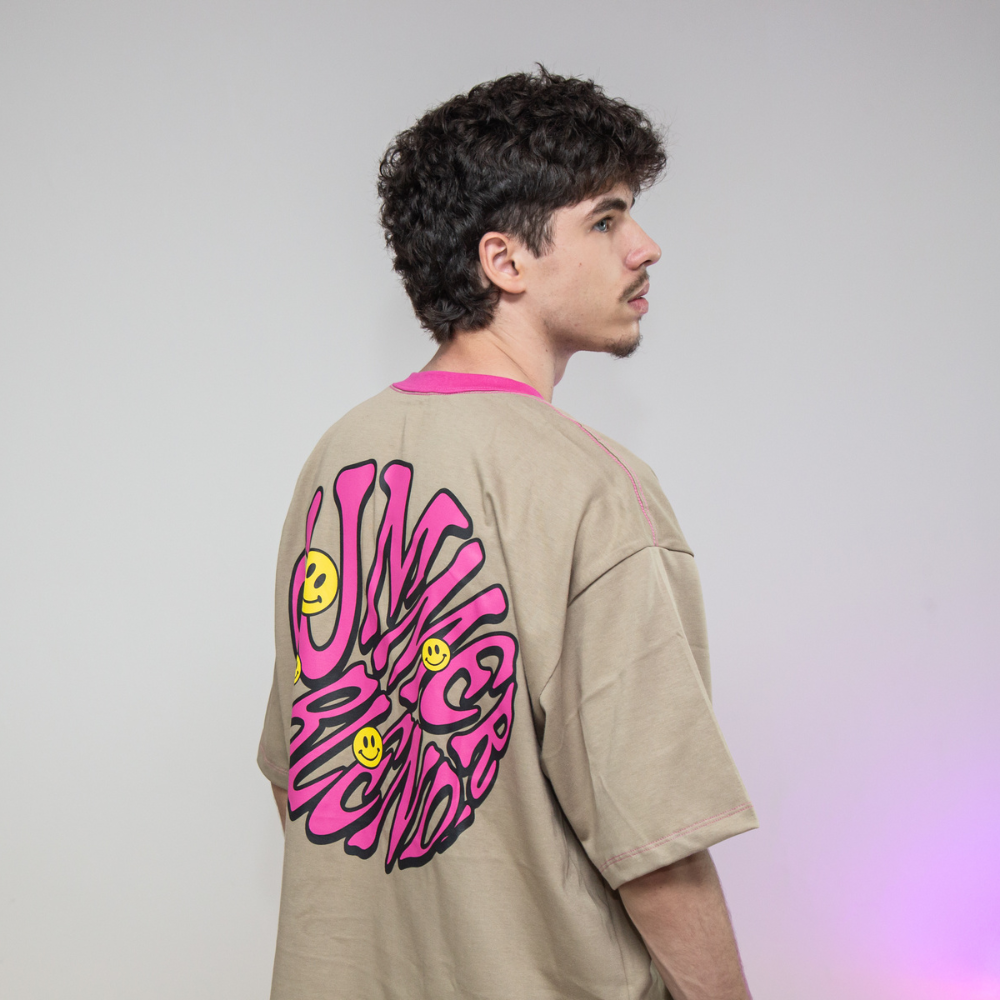 Camiseta Oversized estampa Summer Blend!