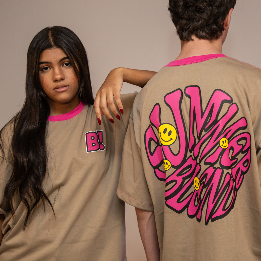 Camiseta Oversized estampa Summer Blend!