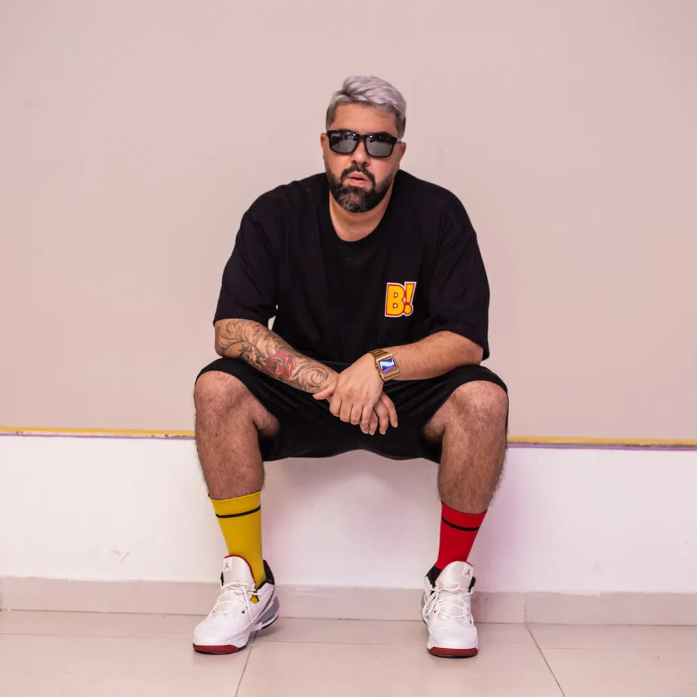 Camiseta Oversized  estampa No! Risk