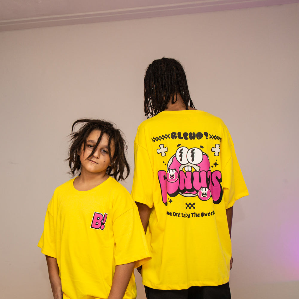 Camiseta Oversized estampa Donuts