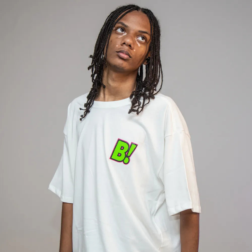 Camiseta Oversized estampa Flowers