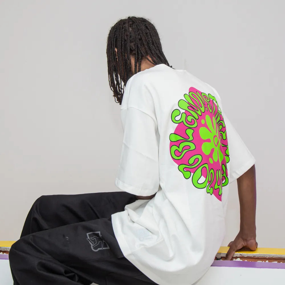 Camiseta Oversized estampa Flowers