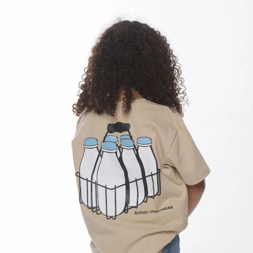 Camiseta kids estampa Milk