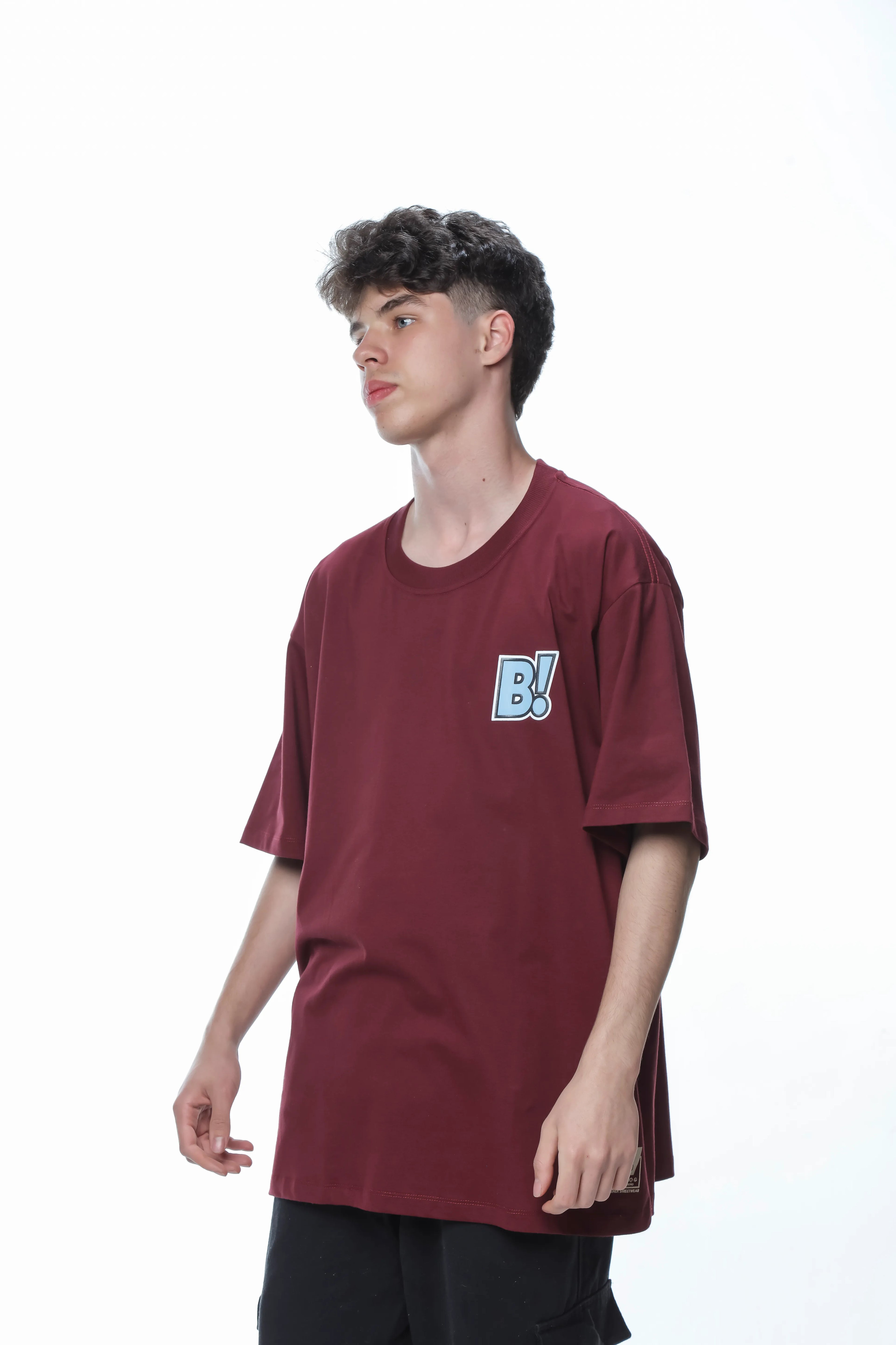 Camiseta Oversized estampa Milk