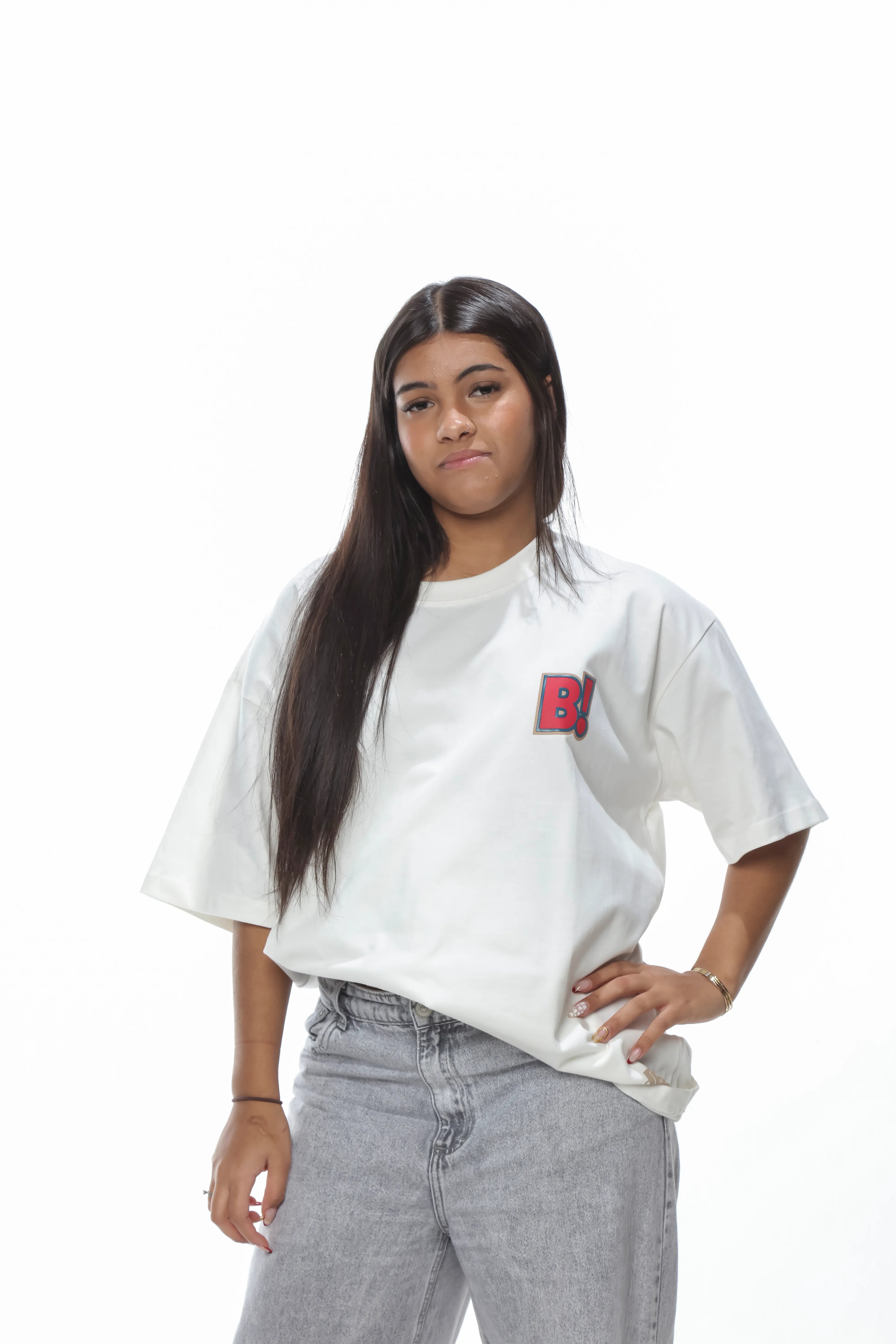 Camiseta Oversized estampa Globo