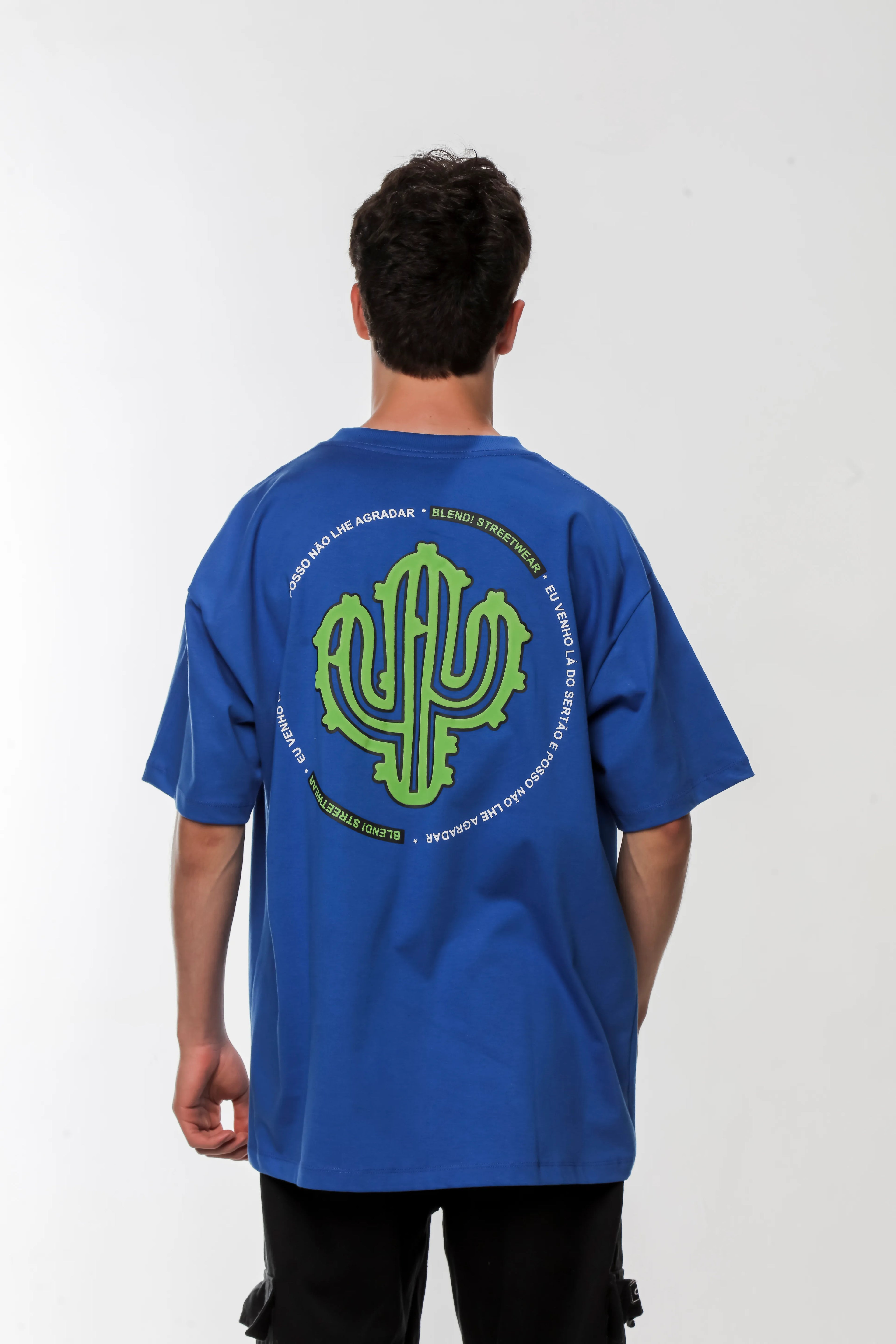 Camiseta Oversized estampa Cactus