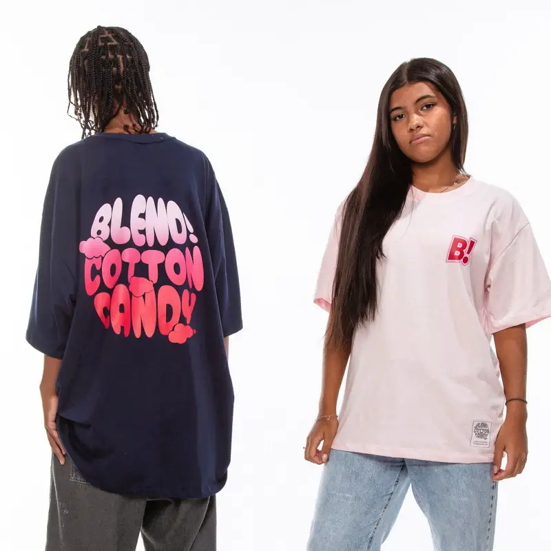 Camiseta Oversized Blend! Cotton Candy - Imagem 5