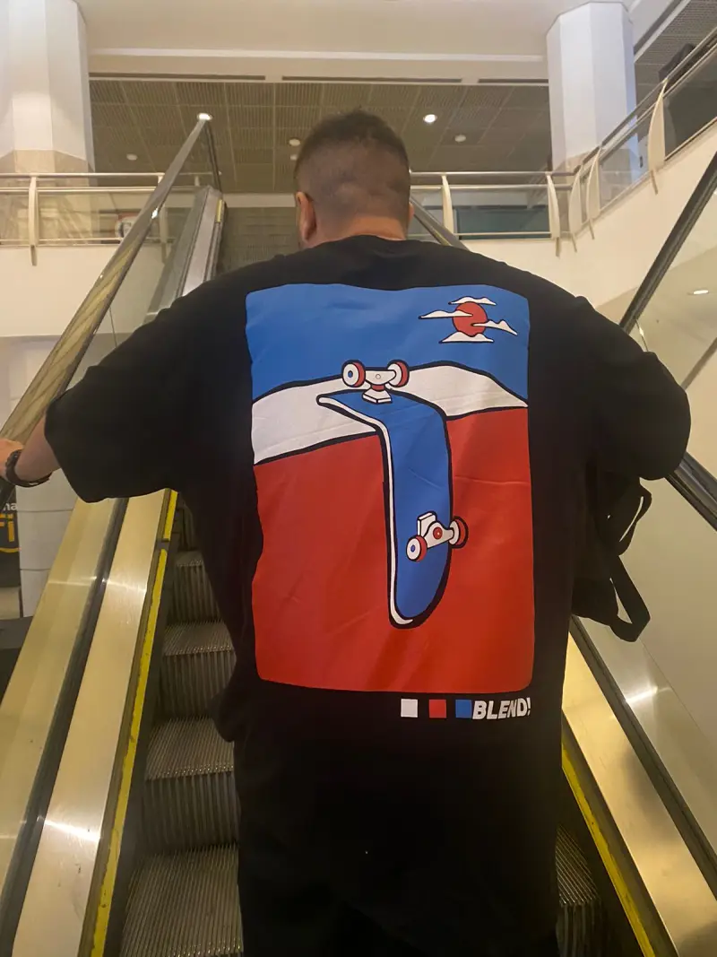 Camiseta Oversized Blend! Calor Tá de Matar - Imagem 4