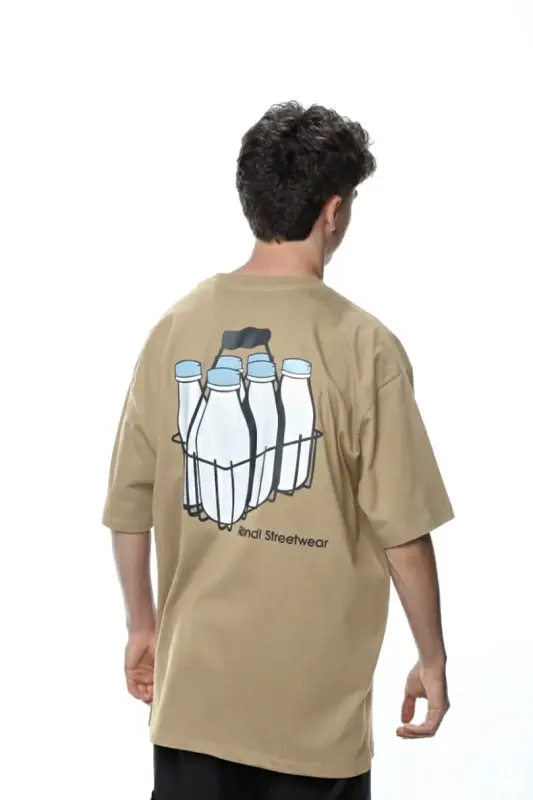 Camiseta Oversized Blend! N.A Bebe Leite - Imagem 4