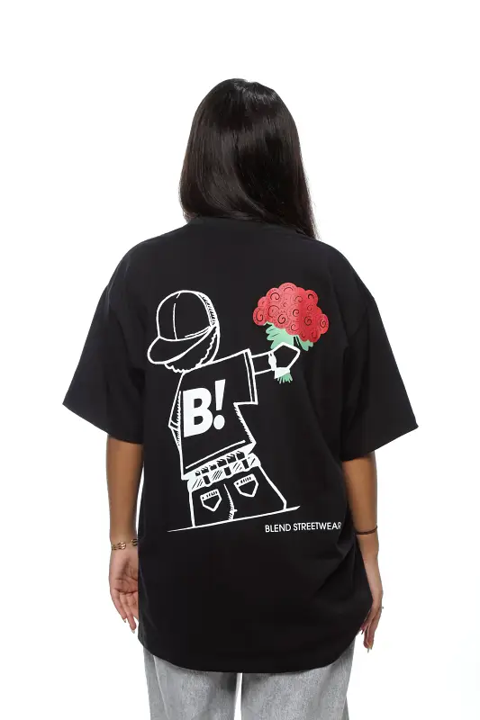 Camiseta Oversized Blend! Estilo Vagabundo - Imagem 3