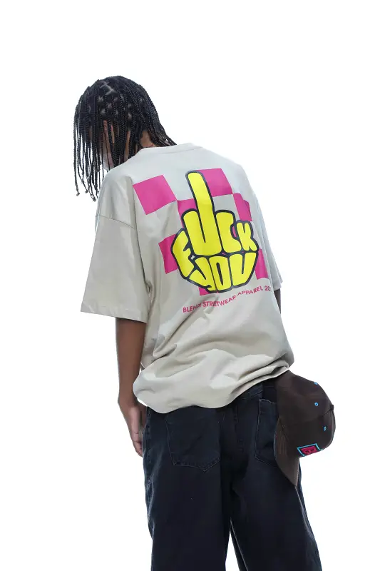Camiseta Oversized Blend! Fuck You - Imagem 7