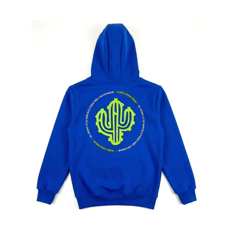 Moletom Canguru Blend! Infantil dog skateboard / Cactus - Imagem 5